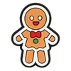 Encantos de Zueco de Dibujos Animados de PVC para Navidad Copo de Nieve Hombre de Jengibre Muñeco de Nieve Hebillas de Zapato de Goma Blanda Accesorios de Decoración de Zapatos DIY Festivos