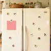 Imanes de cristal para refrigerador con temática de El Lago de los Cisnes con varios diseños vintage de cascanueces y bailarinas, imanes redondos de cristal