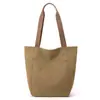 Bolsa de Lona Feminina 2024 Primavera Nova Bolsa Casual Moda Transfronteiriça Bolsa de Ombro de Mão Resistente ao Desgaste Grande Capacidade Bolsa Feminina