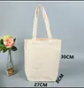 Bolsa de lona blanca bolsa de mano entrenamiento academia de repaso bolsa de mano en blanco personalizada bolsa de tela diy estudiante sentido de último año