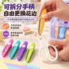 Máquina de Repujado Ahorradora de Esfuerzo Materiales Hechos a Mano para Niños Herramientas DIY Patrón Tamaño Grande Tijeras de Encaje Juego Completo