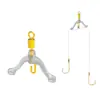 Conector Rápido Anti-Enredo Mayorista Transfronterizo Giratorio para Pesca con Clip de Resorte Giratorio en Forma de 8