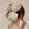 2025 Novo Super Fada Francês Nuvem Multicamadas Presilha de Laço Grande Elegante Presilha de Tubarão Grampo de Cabelo Acessório de Cabelo Feminino