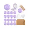 Venta Caliente Transfronteriza Rosa Plegable de Bolsillo Mini Lupa Portátil Espejo de Maquillaje Espejo Pequeño Set de Regalo