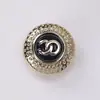 Botones Metálicos de Doble Anillo para Goteo de Aceite Cosidos a Mano para Abrigos de Lana, Chaquetas, Trajes, Botones para Ropa Formal, Botones Dorados