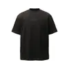 Camiseta Solta Masculina de Verão, Marca Tendência com Estilo High Street, Decoração com Tachas, Design Único, Blusa de Manga Curta