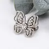 Botón de Mariposa para Ceñir la Cintura con Perlas de Pedrería, Botón Desmontable sin Costura para Ceñir la Cintura de Jeans, Herramienta para Reducir la Cintura