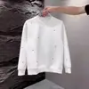 Sudadera Americana Cuello Redondo Corazón para Hombre Joven Tops Camiseta Manga Larga Manga Corta Accesible en Instagram Lujo Otoño e Invierno Nueva Moda Marca Elegante