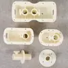Maniquí de Medio Cuerpo Soporte Inferior para Pierna Conector Accesorios para Tienda de Ropa Maniquí Tubo 2.2 Hebilla de Elevación de Plástico