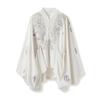 Top de Chiffon com Bordado Floral de Lantejoulas, Estilo Delicado de Luxo, com Saia Franzida M1059 para Socialites