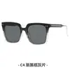 825YS Gafas de Sol Nuevas con Bloques de Color y Montura Grande En Stock Remache Retro Unisex Protección UV400 Gafas de Sol