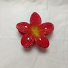 Pinza para el Cabello de Flor de Plumeria para Mujer, Pinza de Tiburón Floral, Accesorio Estilo Vacaciones en la Playa, Pasador, Adorno para el Cabello, Pinza para el Cabello