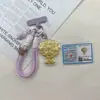 Nova Chaveiro de Ouro Puro 999 Pingente de Bolsa Sanrio Ornamento de Chaveiro Concha Dourada Mesmo Estilo Disponível para Atacado