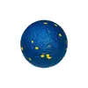 Bola de brinquedo para cachorro ETPU bicolor pintada, durável e resistente a mordidas, adequada para filhotes roerem, bola elástica, suprimentos para animais de estimação disponíveis para atacado