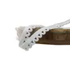 Suministro en Stock de Banda Elástica Semircircular de Nylon de 1.2 cm en Color Blanco, Cinta Elástica de Nylon para Manualidades para Ropa Interior