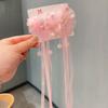 Tocado Hanfu para niños Lazo Borla Cinta Doble Clip Estilo Chino Horquilla de Princesa Clip de Pico de Pato para Niñas Tocado