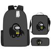 Exclusivo transfronterizo para mochilas de Among Us para estudiantes de primaria y secundaria mochilas escolares estampadas para grados 4-5-6