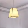 Lustre Moderno Minimalista Nórdico para Restaurante Abajur de Tecido de Linho Chinês Lâmpadas Criativas para Sala de Estar Sala de Jantar Quarto Estudo