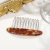 Grampo de Cabelo Acetato Estilo Coreano com Laço e Design de Coroa Alta Fofa para Arrumar Fios Soltos, Grampo Elegante e Gracioso