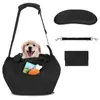 Bolso de hombro para mascotas para exteriores con cierre de cordón, bolso cruzado transpirable para mascotas con correa de hombro ajustable, admite logotipo personalizado