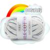 Gorro de bebé, bufanda, suéter, lana de crochet, color leche, algodón, 3 hebras, color degradado, segmento de teñido, venta al por mayor