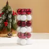 Decorações de Árvore de Natal Transfronteiriças de 4 cm, Conjunto Combinado de 24 Peças, Vários Estilos de Enfeites de Janela de Natal, Atacado do Fabricante