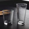 Vaso de Vidrio Taza de Té Vaso para Bebida Vaso para Enjuague Bucal Vaso de Vidrio Prensado a Máquina Vaso de Jugo Vidrio Repujado