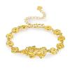 Pulseira de Ouro Dólar Europeu Dinheiro Corajoso Latão Banhado a Ouro Pulseira Corajosa Ouro Vietnamita Banhado a Ouro Joias Femininas de Ouro Falso