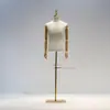 Mannequin Masculino de Meio Corpo Suporte de Exibição de Roupas Masculinas Modernas Cabide de Exibição para Ternos e Vestidos Loja de Roupas Manequim de Corpo Inteiro