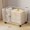Caja de Almacenamiento de Ropa Grande Móvil, Cesta de Ropa para el Hogar, Cesta de Almacenamiento de Ropa Sucia para el Baño, Artefacto de Cesta de Ropa Sucia