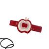 Accesorios para el cabello de Año Nuevo clip rojo chino elegante para flequillo clip de pico de pato de manzana roja accesorios para el cabello de flor de papel calado estilo nacional