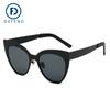 Defeng F1357 Gafas de Sol Europeas y Americanas para Mujer Gafas de Sol de Moda Gafas Metálicas Ojo de Gato para Mujer Transfronterizas