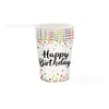 Set de Vajilla de Fiesta de Cumpleaños de Puntos Nuevos y Coloridos Transfronterizo Suministros de Decoración de Mantel y Plato de Papel para Fiesta de Cumpleaños Infantil
