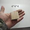 Tronco de Madera Maciza Almohadilla Diy Pie Alto Bloque Pequeño de Madera Pie de Mesa Pata Pie de Cama Pie de Armario Pie de Mesa de Centro Cuadrado Talla Bloques de Construcción