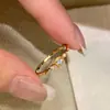Anillo de Plata de Ley S925 con Forma de Caja Incrustado de Diamantes para Mujer Estilo Vintage Japonés Diseño de Nicho de Gama Alta Anillo para el Dedo Artículo Popular de Xiaohongshu