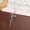 Aretes Collar Serie Serpiente Exagerada Transfronteriza Europea y Americana Año Nuevo 2025 Aretes Serpiente del Zodíaco Aguja de Plata 925 Venta al Por Mayor Mujeres