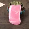 Raspador de Massagem em Resina Não-Chifre para Terapia Facial, Placa de Massagem Gua Sha para Meridianos do Pescoço e Olhos para Cuidados com a Saúde