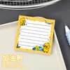 Anotações Adesivas Desenho Capivara Pato Amarelo Pequeno Memo Mensagem para Estudante Anotações Adesivas Reutilizáveis Bloco de Notas Dopamina de Alto Valor