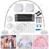Accesorios de soporte de arco de globo dedicados transfronterizos de Amazon, adecuados para soporte de fondo en forma de arco ajustable con base