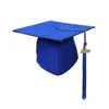 Chapéu de Formatura Europeu e Americano Transfronteiriço com Borla Chapéu Universal Infantil Chapéu de Cerimônia da Temporada de Formatura 2024 Novo Outlet de Fábrica