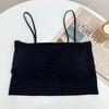 Top bandeau sexy todo a juego ropa interior estudiantes femeninas estilo coreano con tiras cruzadas en el pecho anti-exposición chaleco ins para usar por fuera venta directa de fábrica