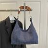 Bolso de Axila Sencillo para Viajeros para Mujer Moda Transfronteriza Bolso de Mano de Axila Estilo Coreano Gran Capacidad Estilo Retro Bolso de Hombro