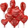 Dia dos Namorados Temático Peça Única Amor Conjunto de Balões de Látex Casamento Decoração de Coração Conjunto de Balões para Declaração no Dia dos Namorados