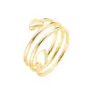 Amazon Best-Seller Transfronterizo Anillo de Resorte Puro Cobre Amor Corazón con Forma de 2 Imanes Joyería Fabricante Venta al por Mayor en Stock