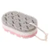 Esponja de baño para el hogar, algodón de baño espumoso engrosado de tres colores, toalla de baño exfoliante para limpieza del baño