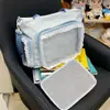 Nueva Bolsa Ita Transparente de Alto Valor Estético, Color Caramelo Fresco y Dulce, Estilo Japonés, Ligera, Gran Capacidad, Cruzada, para Niñas