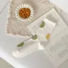 Novas Meias Femininas Estilo Japonês com Bolinhas para Outono e Inverno 2026, Meias de Algodão Absorventes de Suor e Respiráveis, Meias Longas Zhuzji Atacado