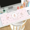 Mouse Pad Creme Marrom Fofo para Mesa de Escritório/Estudo Tapete de Alta Qualidade Antiderrapante para Teclado
