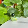 Zibo Vidro Puro Artesanal Patinho Fofo Enfeites de Vidro Animais Enfeites de Mesa Estudo Presentes