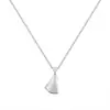 Collar de Falda de Nácar Blanco de Lujo Accesible Transfronterizo Seiko para Mujer Ins Moda Simple Elegante de Alta Gama Cadena para Clavícula